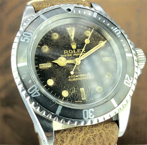 vintage rolex 5513 tropical dial